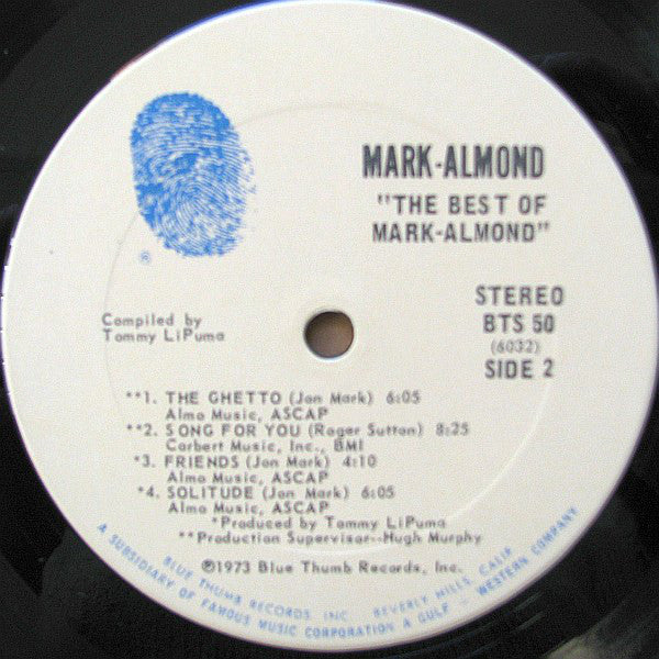 Mark-Almond : The Best Of Mark-Almond (LP, Comp)
