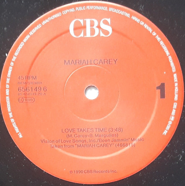 Mariah Carey : Love Takes Time (12", Maxi)