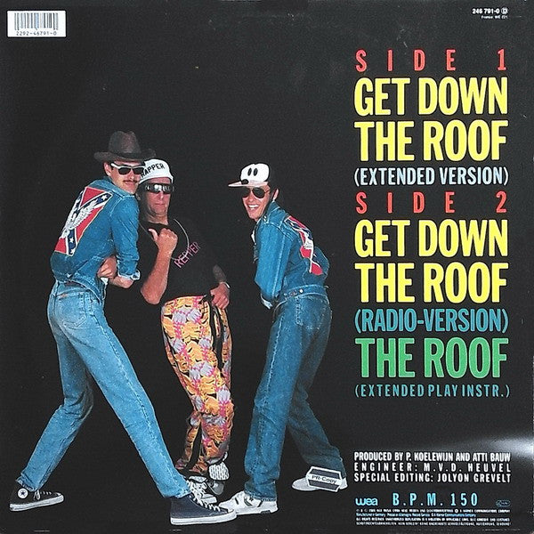 Peter Koelewijn And MC Miker G. & DJ Sven : Get Down The Roof (Extended Version) (12")