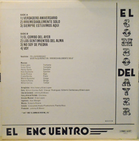 El Combo Del Ayer : El Encuentro (LP, Album)