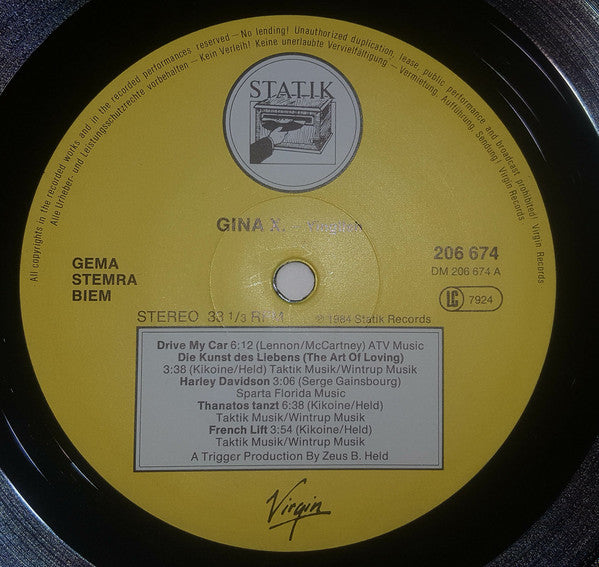 Gina X : Yinglish (LP, Album)