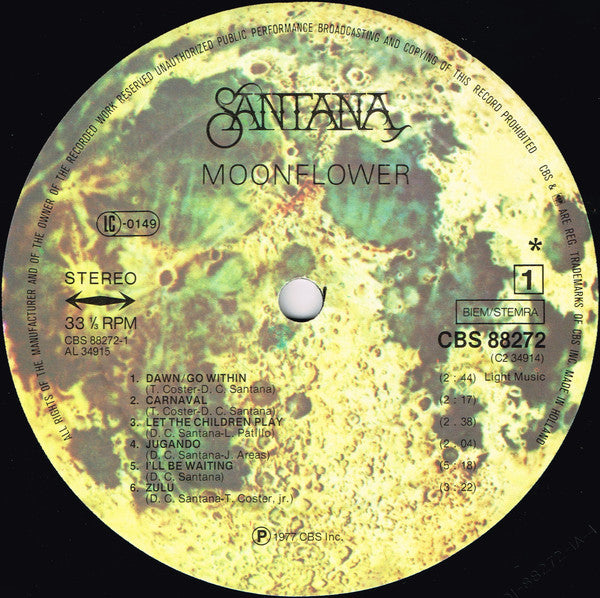 Santana : Moonflower (2xLP, Album, Gat)