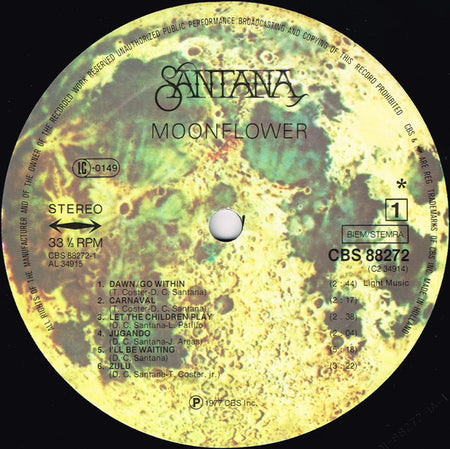 Santana : Moonflower (2xLP, Album, Gat)