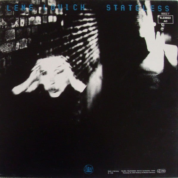 Lene Lovich : Stateless (LP, Album)