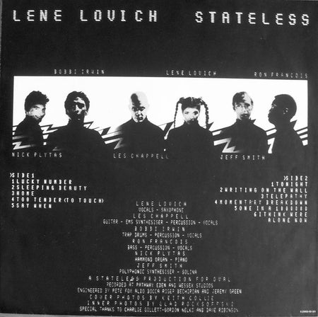 Lene Lovich : Stateless (LP, Album)