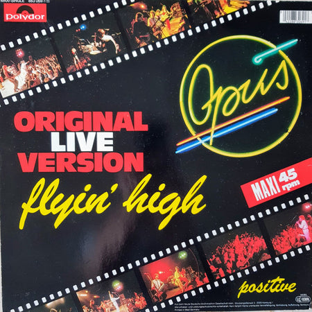 Opus : Flyin' High (Original Live Version)  (12", Maxi)