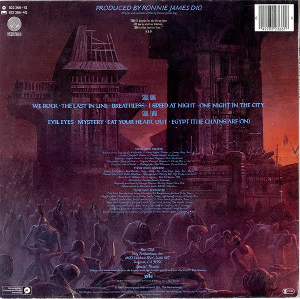 Dio (2) : The Last In Line (LP, Album)