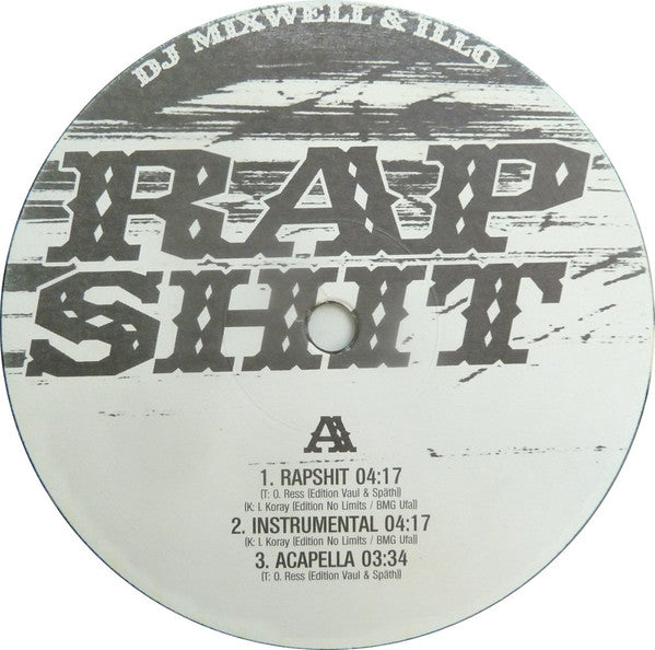 DJ Mixwell & Illo* : Rapshit (12", Single)