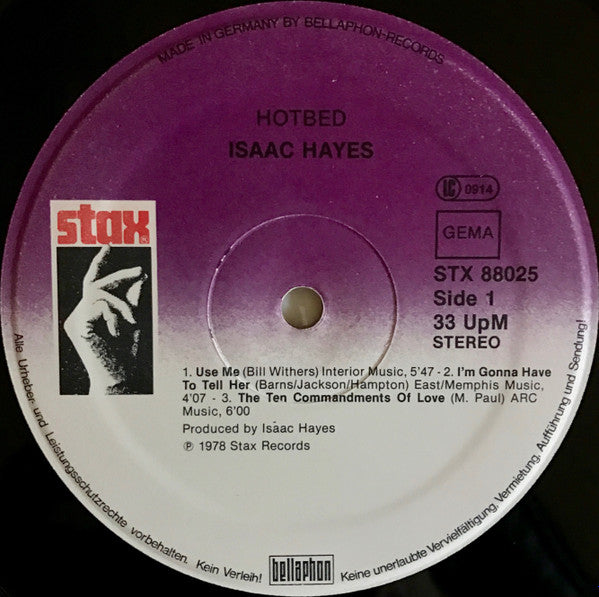 Isaac Hayes : Hotbed (LP, Album)