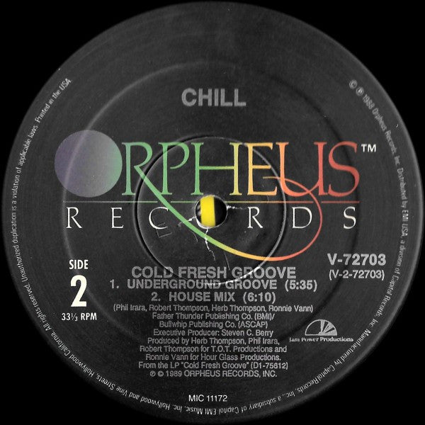 Chill (4) : Cold Fresh Groove (12")