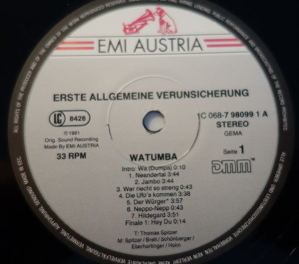 EAV (Erste Allgemeine Verunsicherung) : Watumba! (LP, Album)