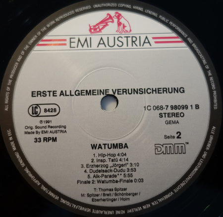 EAV (Erste Allgemeine Verunsicherung) : Watumba! (LP, Album)