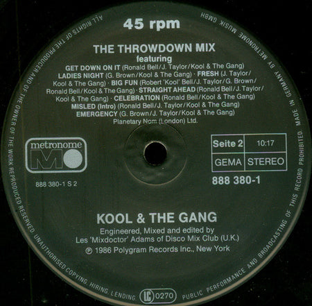 Kool & The Gang : Stone Love (Club Mix) (12", Maxi)