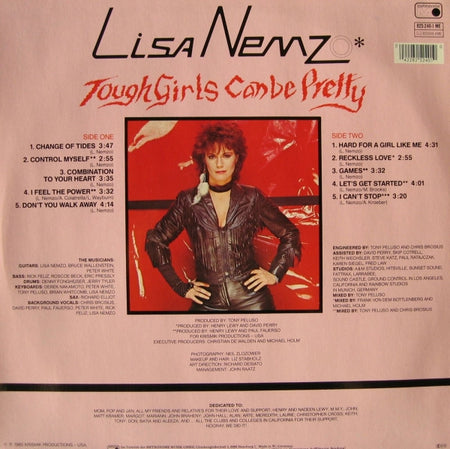 Lisa Nemzo : Tough Girls Can Be Pretty (LP, Album)