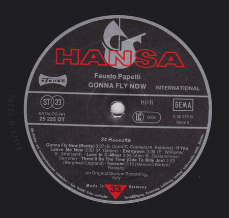 Fausto Papetti : 24 Raccolta Gonna Fly Now (LP, Album)