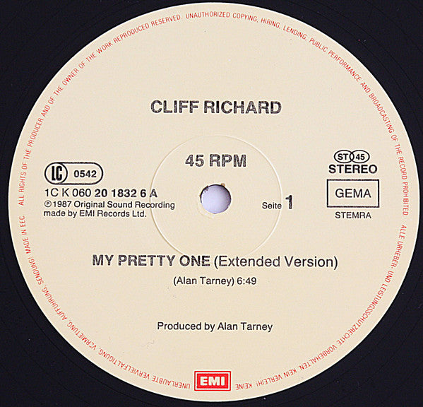 Cliff Richard : My Pretty One (12")
