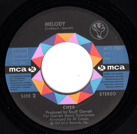 Cher : Half-Breed (7", Single)