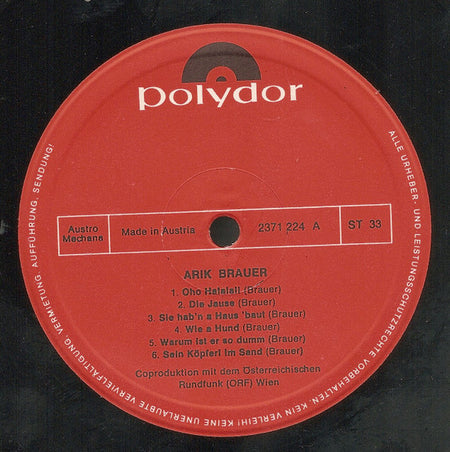 Arik Brauer : Arik Brauer (LP, Album, RE)