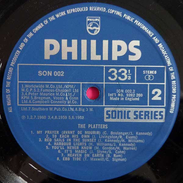 The Platters : 16 Original Recordings (LP, Comp)