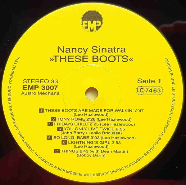 Nancy Sinatra : These Boots - Greatest Hits (LP, Comp)