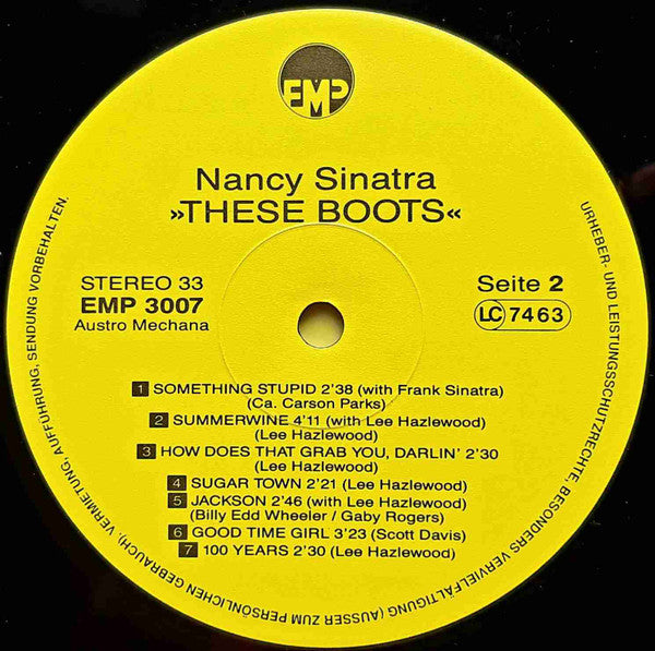 Nancy Sinatra : These Boots - Greatest Hits (LP, Comp)