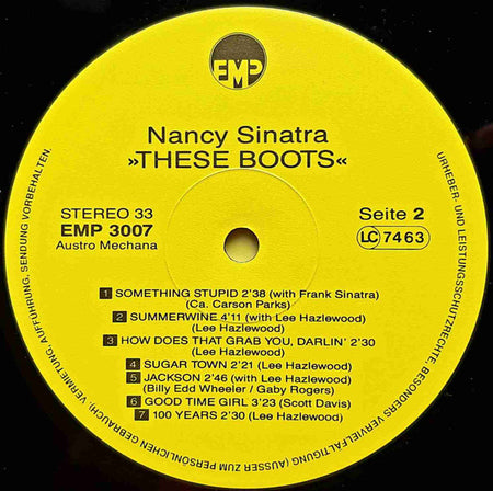 Nancy Sinatra : These Boots - Greatest Hits (LP, Comp)