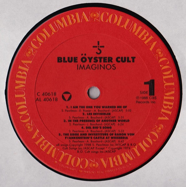 Blue Öyster Cult : Imaginos (LP, Album)