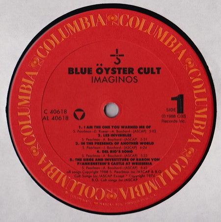 Blue Öyster Cult : Imaginos (LP, Album)