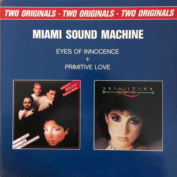 Miami Sound Machine : Eyes Of Innocence + Primitive Love (2xLP, Comp, Gat)