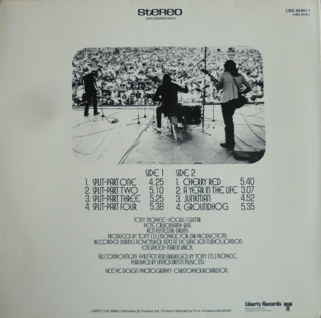 Groundhogs* : Split (LP, Album, Gat)