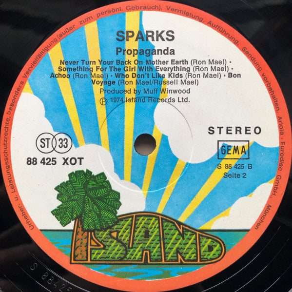 Sparks : Propaganda (LP, Album)