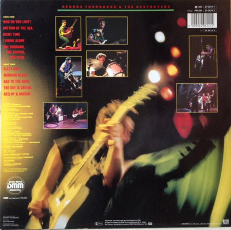 George Thorogood & The Destroyers : Live (LP, Album)