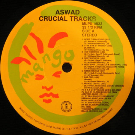 Aswad : Crucial Tracks (LP, Comp)