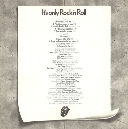 The Rolling Stones : It's Only Rock 'N Roll (LP, Album)
