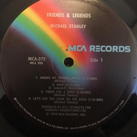 Michael Stanley : Friends And Legends (LP, Album, Pin)