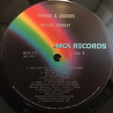 Michael Stanley : Friends And Legends (LP, Album, Pin)