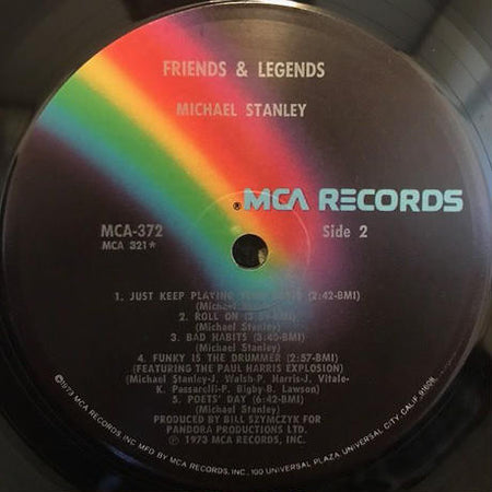Michael Stanley : Friends And Legends (LP, Album, Pin)