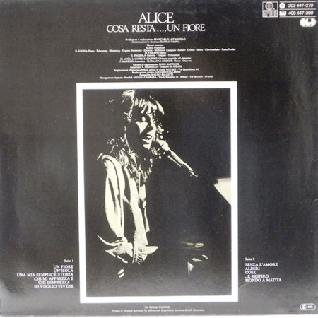 Alice (4) : Cosa Resta....Un Fiore (LP, Album)