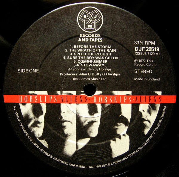 Horslips : Aliens (LP, Album)