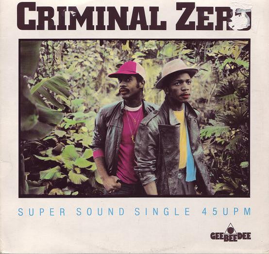 Criminal Zero : Detective One / Money Go Round (12", Maxi)
