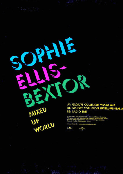 Sophie Ellis-Bextor : Mixed Up World (12", Single)