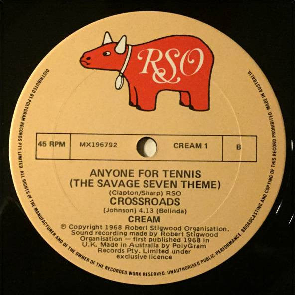 Cream (2) : Extra Cream (12", EP)