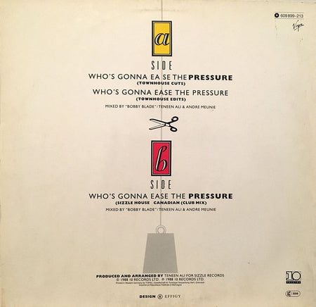 Mac Thornhill : Who's Gonna Ease The Pressure (12", Maxi)