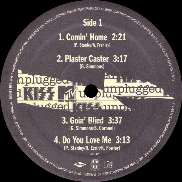 Kiss : MTV Unplugged (2xLP, Album)