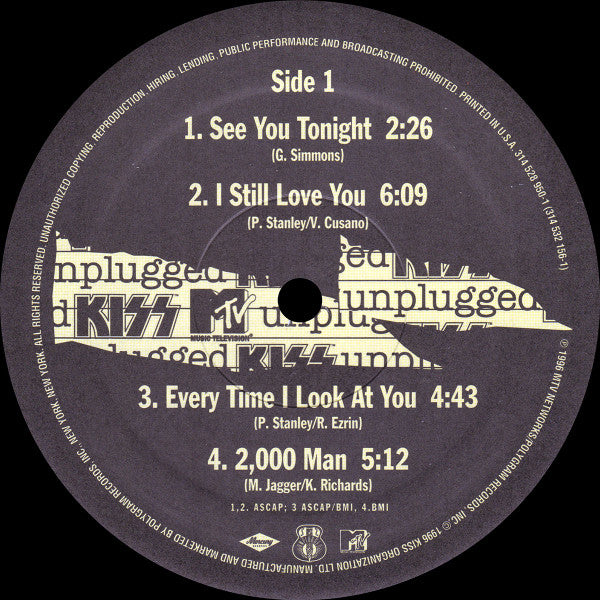 Kiss : MTV Unplugged (2xLP, Album)