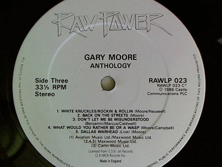 Gary Moore : Anthology (2xLP, Comp, Gat)