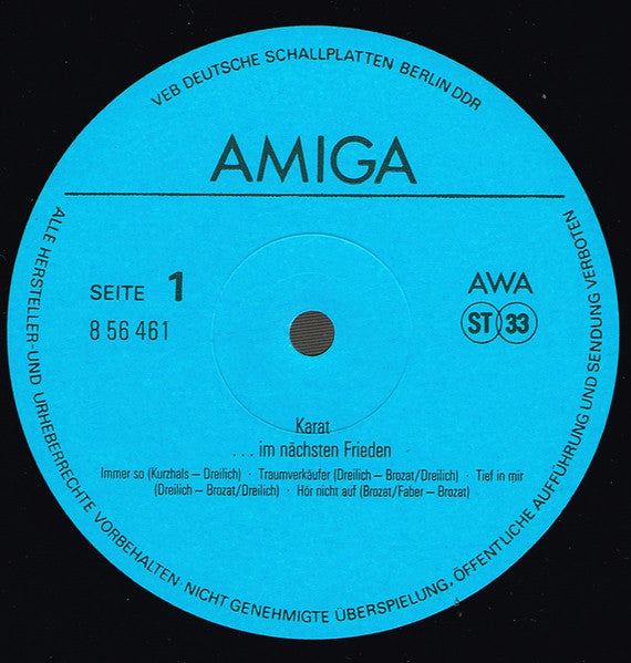 Karat : ...Im Nächsten Frieden (LP, Album)