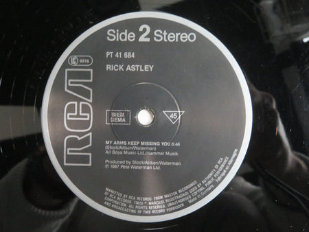 Rick Astley : When I Fall In Love / My Arms Keep Missing You (12", Maxi)