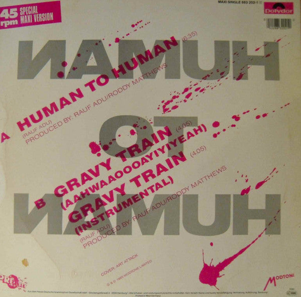 Adu : Human To Human (12")