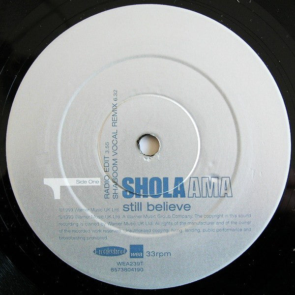 Shola Ama : Still Believe (12")
